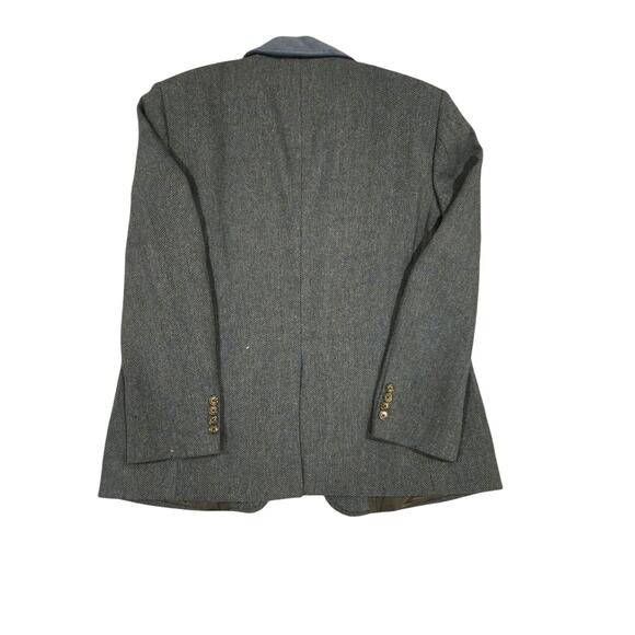 NWT PJ Jones Mens Herringbone Blazer Vintage Tweed Wool Blend Sport Coat Jacket - Picture 3 of 10